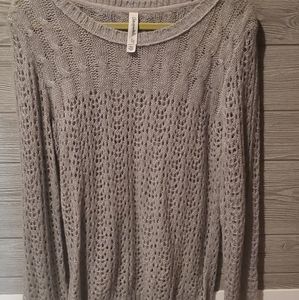 Areopostle XL, gray knit sweater